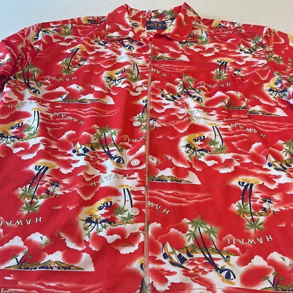Only the best on the brink Hawaiian shirt mens large, super fun, cooling fabric.
